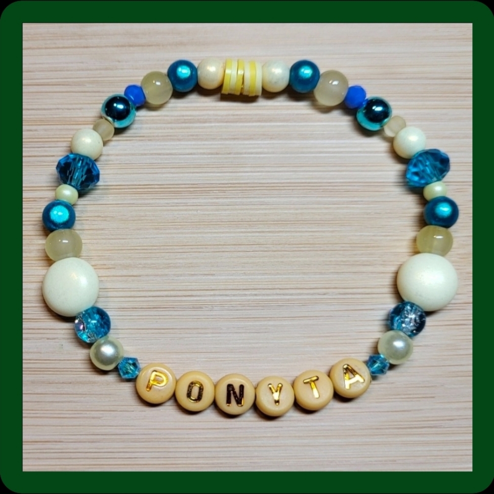 Shiny Ponyta- Pokemon Friendship Bracelet, Size 8"